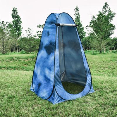 China Straight Tie Type Hot Sale OEM Custom One Touch Noise Up Tent Bathroom Portable Privacy Outdoor Camping Shower Tent for sale