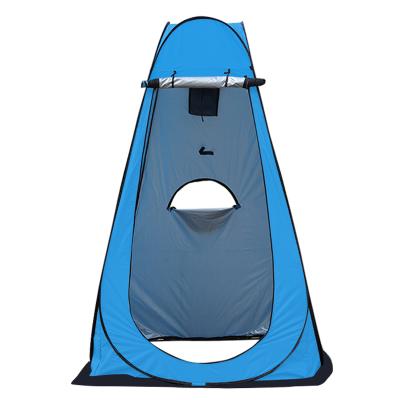 China OEM Custom Touch Noise Straight Tying Type One Up Tent Portable Bathroom Privacy Toilet Outdoor Camping Shower Tent for sale