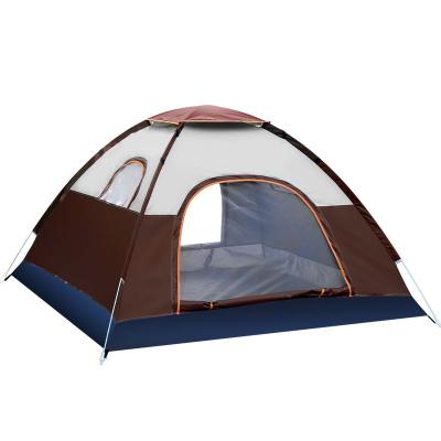 China Straight Bracing Type OEM Custom Tents For 2/3/4 Person Family Waterproof Windproof For Camping Outdoor Tent for sale