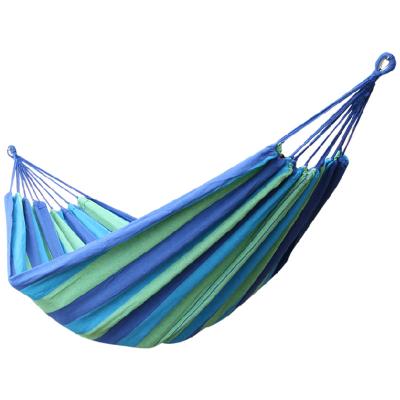 China Comfortable winpolar outdoor camping hammock for camping home swing garden sports travel thick canvas hammock tent for sale