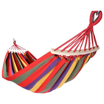 China Winpolar Hammock 2 Person Canvas Comfortable Outdoor Regular Garden Swing Hanging Camping Hammock for sale