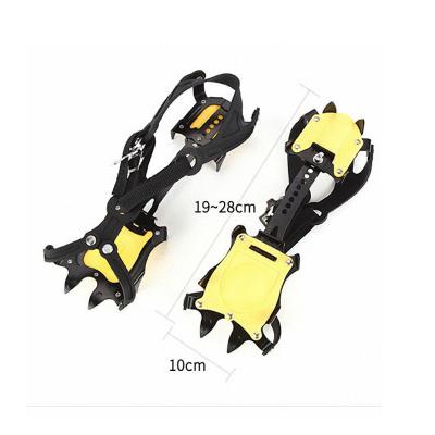 China Lightweight winpolar ice gripper winter snow spikes ice spikes non-slip snow traction steadies mountaineering equipment for sale