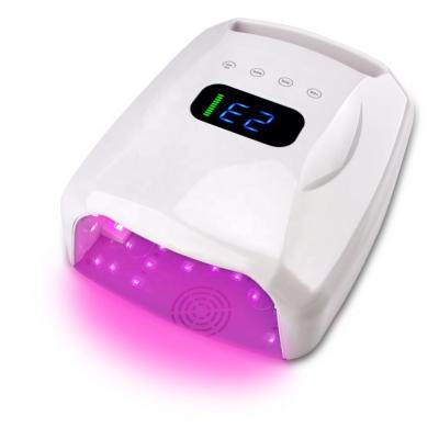 China 2021 Hot Sale 48W Nail Gradient Color Professional Cordless And Rechargeable UV Led Light Lamp With Customized Logo 60*54*32cm for sale