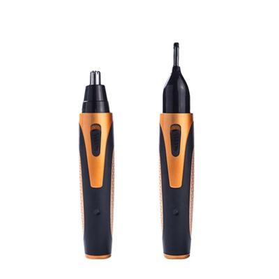 China Easy Clean USB Charging 2 IN 1 Portable Travel Use Electric Eyebrow Trimmer Nose Blue Orange for sale