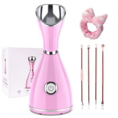 China Home Facial Moisturizer Facial Massager Mist Humidifier Hot Steam Moisturizing Ionic Pore Cleansing Nano for sale