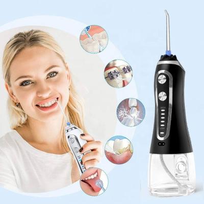 China Car Mini Portable 300Ml Water Pulse Water Flosser Wireless Waterfloss Flosser Selection for sale