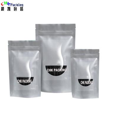 China Barrier Custom Logo Printed One Seed 420 Instant Meal 3.5grams/8 oz Clear Gold Rice Side 3 Layer Foil Backing Up Pouches for sale