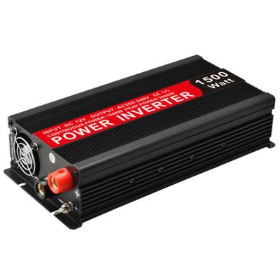 China Dual USB Factory Direct Off Grid 12V DC To AC 220V 1500 Watt Home Car Solar Power Inverter Modified Sine Wave Inverters for sale