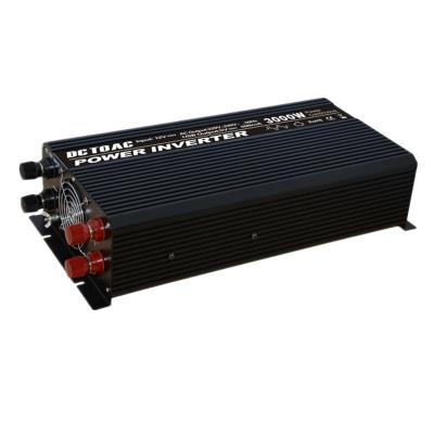 China Dual USB factory price modified sine wave power inverter 3kw 12v 24v dc to ac solar inverter 220v 110v 3000 watt off grid inverters for sale