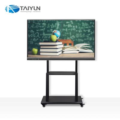 China School Teaching and Conference Multi Touch 75 86 Inch Board Electronic Smart Touch Screen IR Interactive Whiteboard Stand for sale