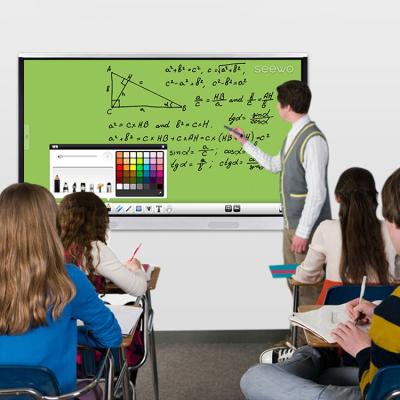 China Teaching and School Meeting 86 Inch Smart Electric Contact Board No Projector Interactive Whiteboard for sale