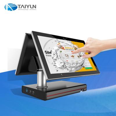 China Face Recognition Windows OS All In One POS System Touch Screen Cash Register For Restaurant And Supermarket for sale