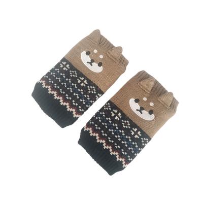 China Eco-friendly/Fashion/Comfort/Non-slip Absorbent/Sweat/Baby Leg Warmer Warm Animal Bear Striped Warm Cartoon Kids Leg Warmers Knee Pads Boy Girls Socks for sale