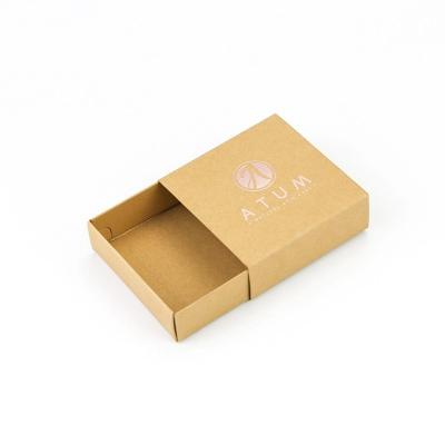 China Custom Free Design Paper Recyclable Kraft Paper Package Drawer Box For Bar Soap Handmade , Multi-colors Printed Small Bath Bomb Packaging Box for sale