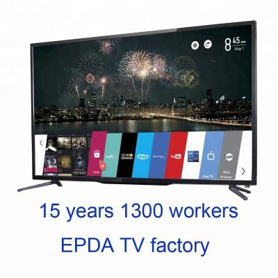 China New Design UHD 55inch 4K LED TV/Wifi Home Internet Fashion Television/55inch Slim Flat LED Television/Android4.4 3D Andriod LED TV for sale