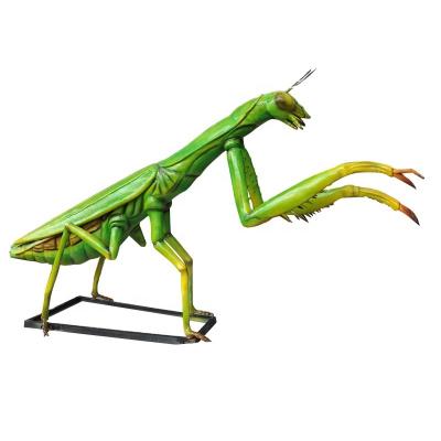 China Simulation of Customized Animatronic Simulated Artificial Fur Mantis Decorative Model for Amusement Park for sale