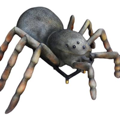 China Customized Decorative Animatronic Simulated Silicone Glue Spider Model For Amusement Park for sale