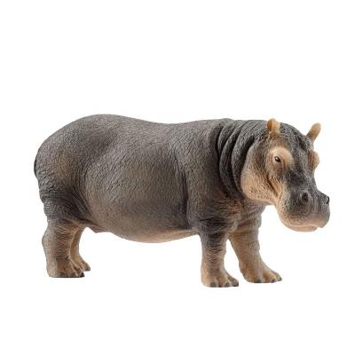 China Simulation of Customized Animatronic Simulated Artificial Fur Hippopotamus Decorative Model for Amusement Park for sale