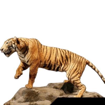 China Simulation of Artificial Fur Tiger Decorative Model Customized Simulated Animatronic for Amusement Park for sale