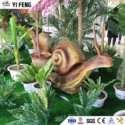 China Simulation of Customized Animatronic Simulated Artificial Fur Snail Decorative Model for Amusement Park for sale