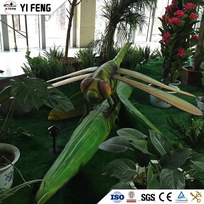 China Simulation of Customized Animatronic Simulated Artificial Fur Dragonfly Decorative Model for Amusement Park for sale