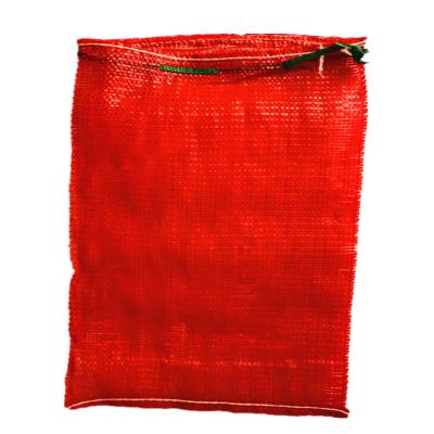 China Factory wholesale high quality PE 25kg 2 plastic packaging bag moisture proof for fruit mesh bag and vegetable net bag for sale