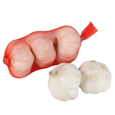 China Vegetable and Fruit Packing 25cm Garlic Net Bags for sale