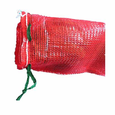 China Onion Potato Garlic Agriculture Materials Moisture Proof Packing Polypropylene PP New Mesh Bag 25KG for sale