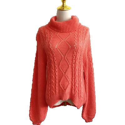 China Top Sale 2021Women QUICK DRY Warm Long Sleeve Neck Sweater Pullover Sweater for sale