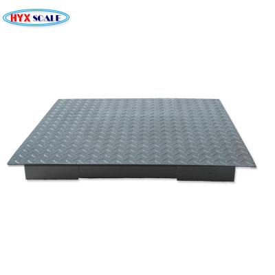 China 2021 Carbon Steel Floor Scale 1000kg 1Ton Digital Floor Scale Best Selling for sale