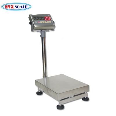 China Original Weight 500 Kg Stainless Steel Platform Scales Digital Weight 100kg Balanzas Digital Fingers for sale