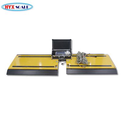 China ABS + Stainless Steel Portable Shaft Weighing Pad Scales Used For Truck Scale for sale