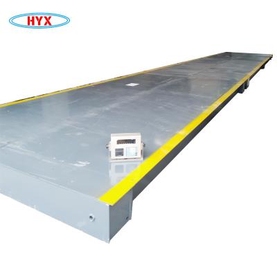 China Electronic weight function 100ton vehicle weighing truck scale equipped with truck weighing syestems truck scale for sale