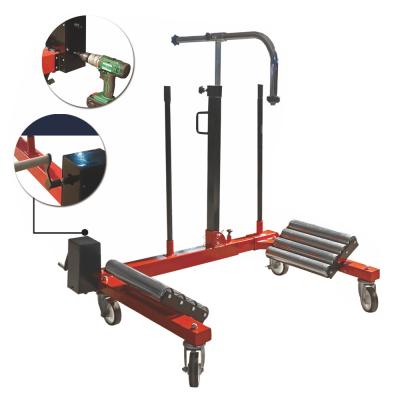 China Car Jack OD-hoffwin Double Wheel 1200kg Cart for sale