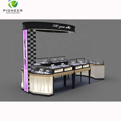 China Boutique luxury pioneer display cabinet for jewelry display stand kiosk watch kiosk mall for sale for sale