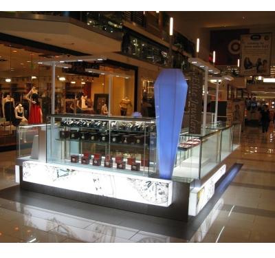 China Mall Jewelry Kiosk Jewelery Showcase Retail Jewelry Store BOARD Customized Design for sale