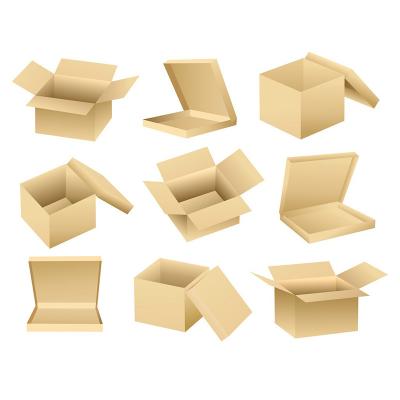 China Wholesale Recyclable HZKO Cardboard Custom Logo Printing Cardboard Products Shipping Gift Packaging Box for sale