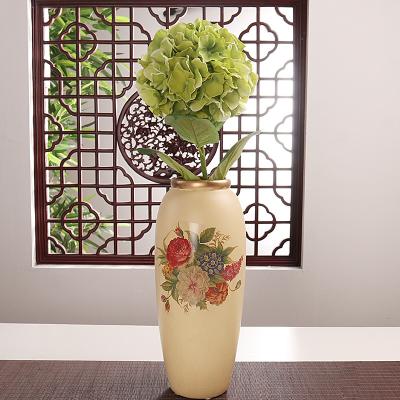 China Modern Creative Flower Pots Hand-carved Modern Minimalist European Style Ceramic Vases Palace Vases for sale