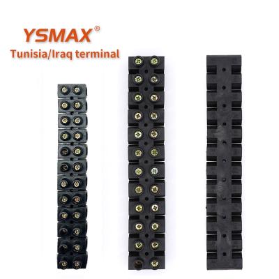 China 16mm 25mm 380V 500V 80A 40A Plastic Screw Wire Flattening Electrical Terminal Connector Wire Connection Tunisia Iraq Type for sale