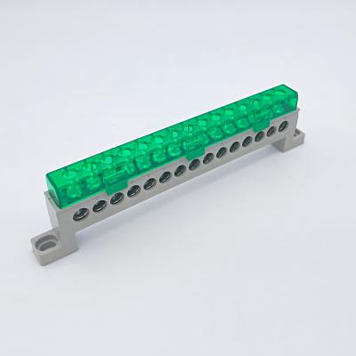 China Factory New Design Brass Wire Connector Terminal Block Strips Electrical Copper Busbar Terminal Blocks for sale