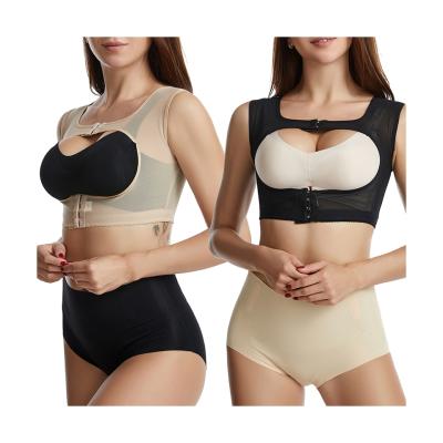 China Mesh Correction Belt Gathering Underwear breathable breathable Shapewear prevent sagging with Three-section upper and lower buckles for sale