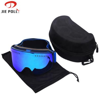 China New Style Double Layer Detachable Durable Glasses Anti Fog 400 Diopters Mountain Skiing Glasses Anti UV Snow Goggles for sale