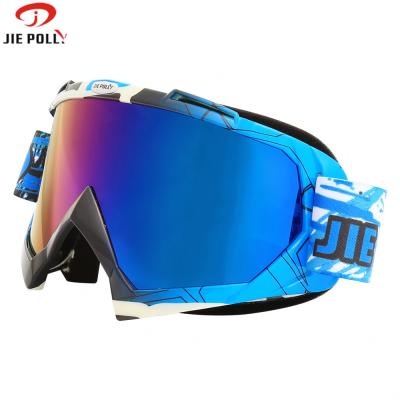 China Eye Protection Factory Vintage OEM Drop Teardrop Logo Strap Motocross Goggles Motorcycle Bike Goggles for sale