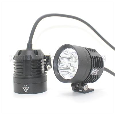 China Motorcycle Headlight Led L6X Motor Lamp With Purple Glass L6X Motorcycle Led Light for sale