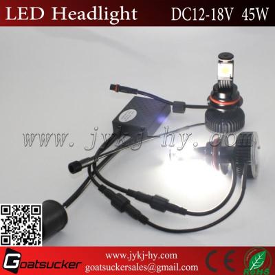 China High Power LED Headlight H4 H7 H11 6005 9006 9007 Car LED Headlight Bulb A-9007-45W for sale