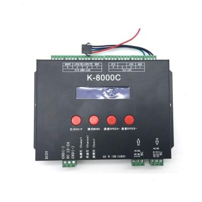 China K-8000C Most Popular Led SD Card Controller Led Light Chain Controller Programmable Led Controller 256MB -2GB for sale