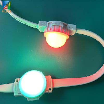 China RGB string pixel dot light addressing ws2811 waterproof full color RGB smart programmable led modules led pixel light dot light for advertising for sale