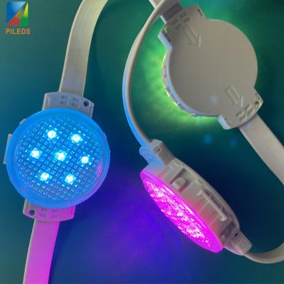 China RGB string pixel dot lighting construction project lighting RGB factory dmx pixel light advertisin LED dot light for sale