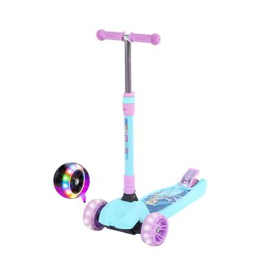 China High quality PU factory patinete infantil 2 wheel led light kids kick scooter/kids scooter baby scooty scooter for age 10 years old for sale