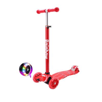 China Wholesale cheap PU boys patinete infant kids 3 wheel led kick scooter for kids baby scooter for sale for sale